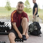 AS Roma training section in Dallas