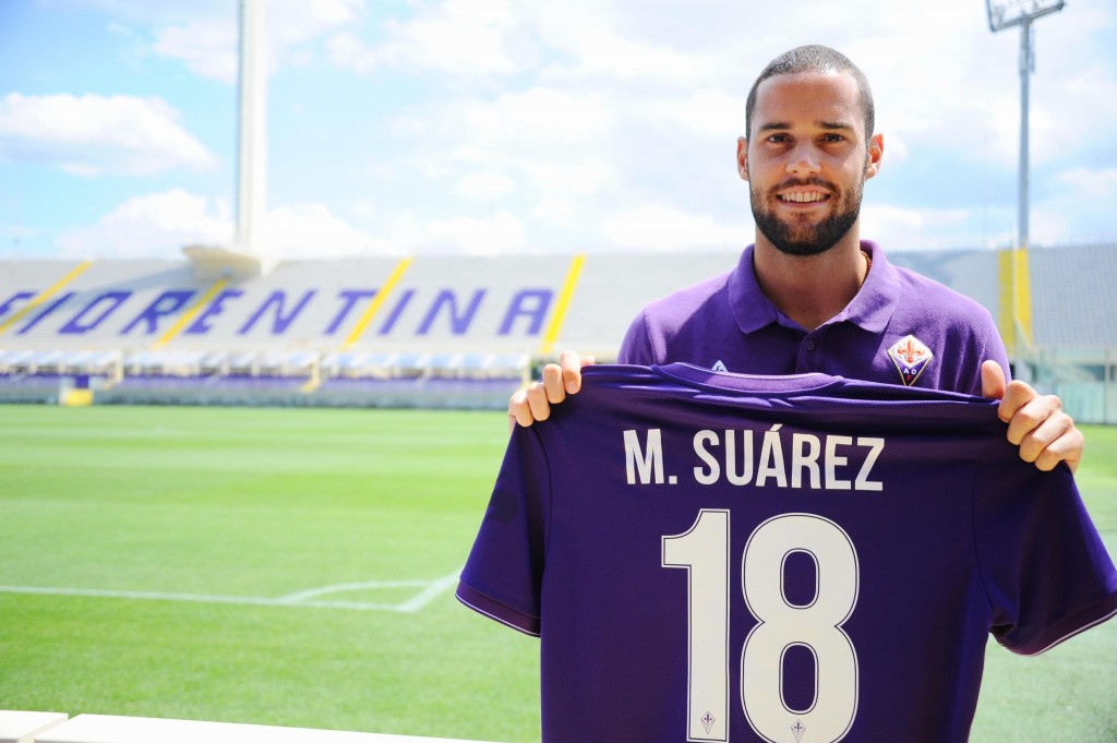 Mario Suarez during press conference