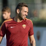 Calcio: allenamento As Roma