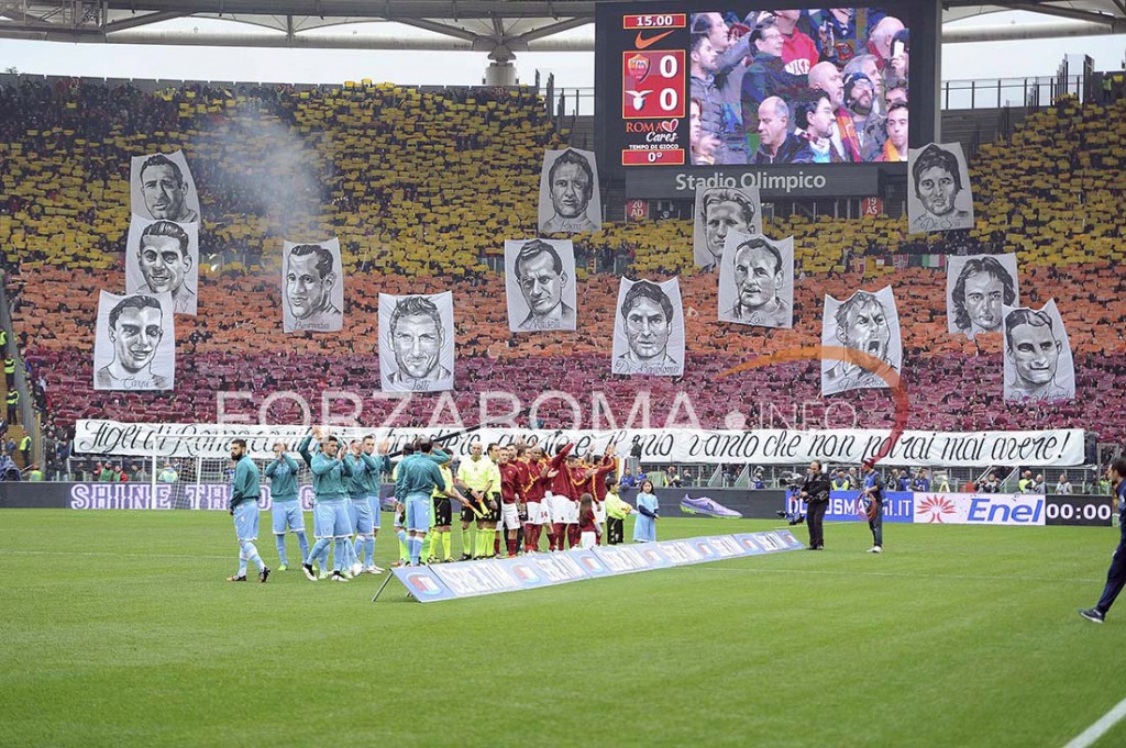 Roma-Lazio calcio serie A 2014-2015