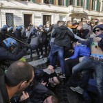 Europa League, tifosi del Feyenoord invadono Piazza di Spagna