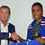 PEGASO NEWSPORT-SAMPDORIA/FIRMA CONTRATTO PER CARLOS CARBONERO