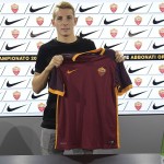 AS Roma Unveils Signing Lucas Digne