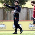 trigoria 22.2.2011 primo allenamento di montella allenatorefoto:luciano rossi