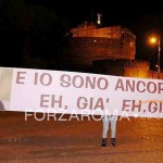 Compleanno Totti striscione