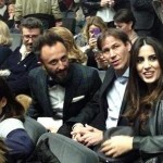 Rudi Garcia e la compagna Francesca Brienza al Teatro Olimpi
