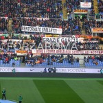 striscione Spalletti Garcia