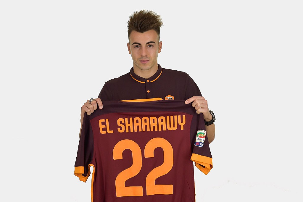 As Roma Unveils New Signing Stephan El Shaarawy