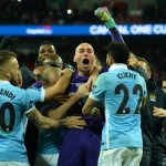 Manchester CIty's Argentinian goalkeeper