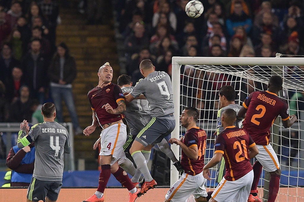 AS Roma v Real Madrid CF - UEFA Champions League Round of 16: First Leg