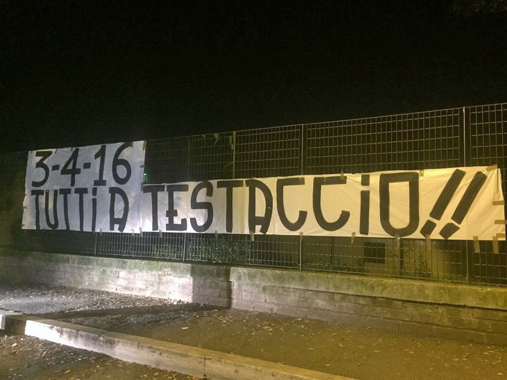 Striscione Roma