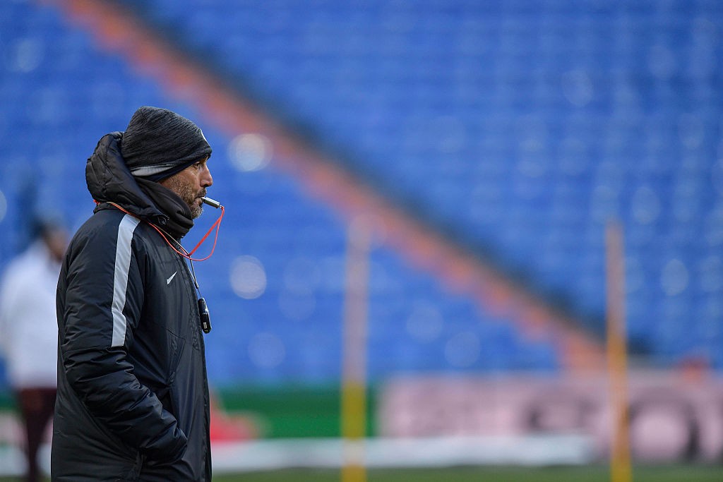 AS Roma Press Conference And Training Session