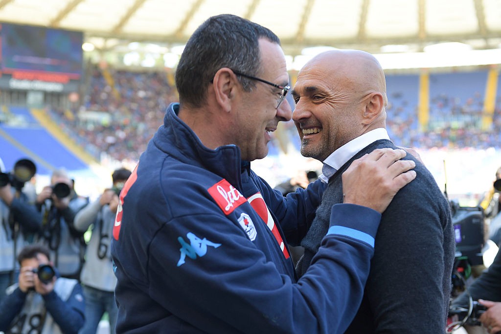 Spalletti Sarri AS Roma v SSC Napoli - Serie A