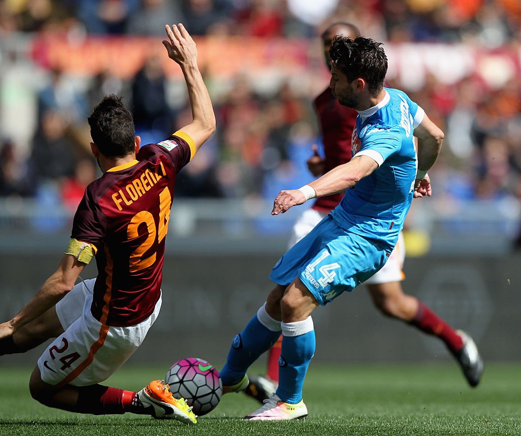 Florenzi AS Roma v SSC Napoli - Serie A