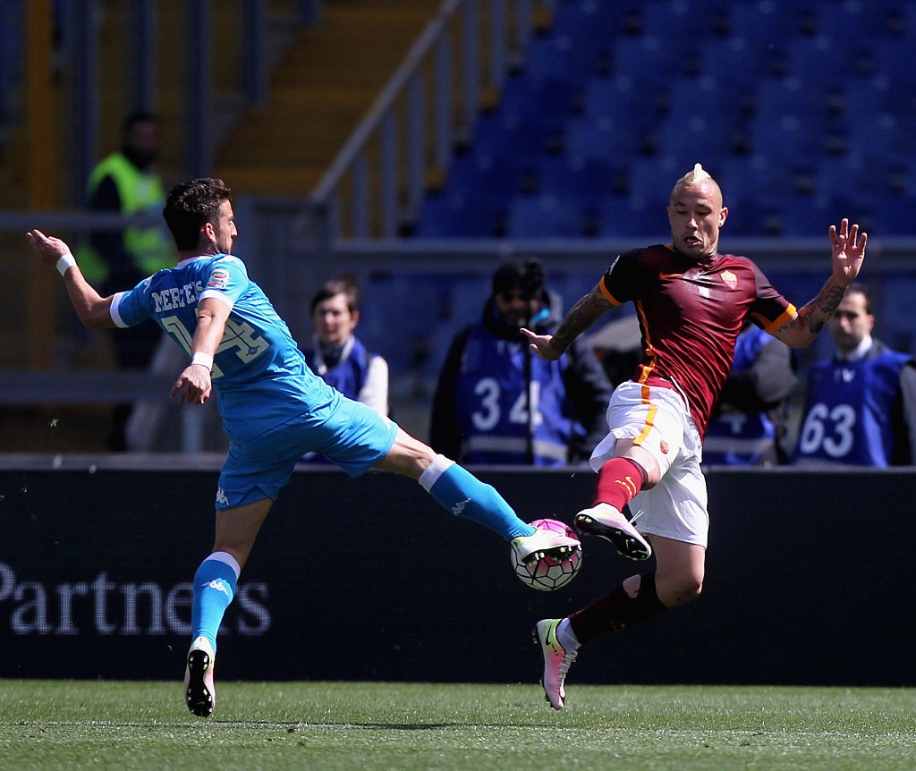 Nainggolan AS Roma v SSC Napoli - Serie A