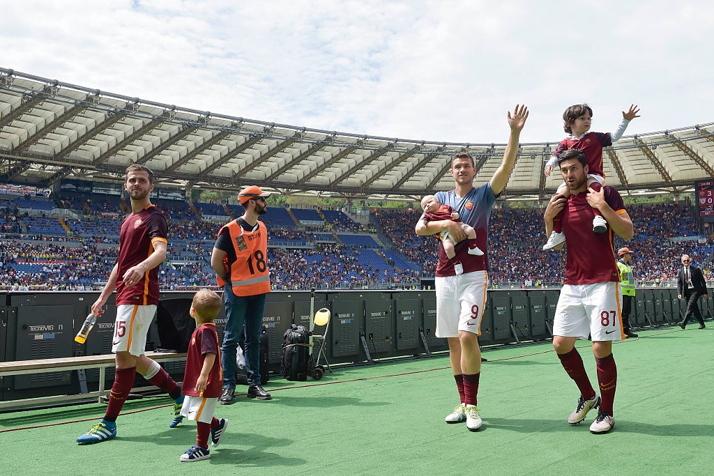 DzekoRoma Chievo 3_0_8_5_2016 Dzeko Zukanovic Pjanic