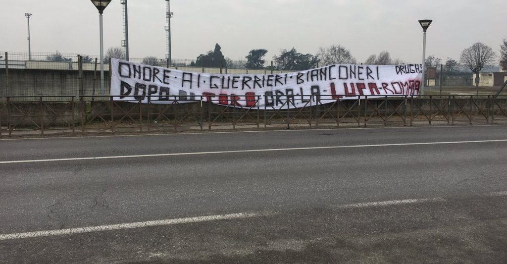 Striscione Juventus