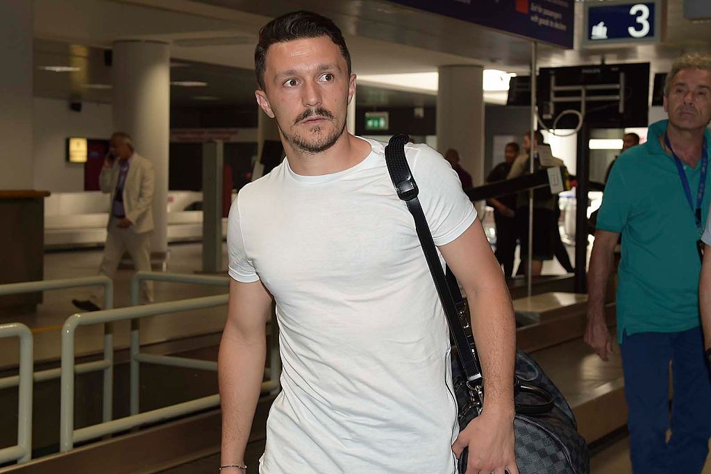 New AS Roma Signing Mario Rui Arrives At Fiumicino Airport