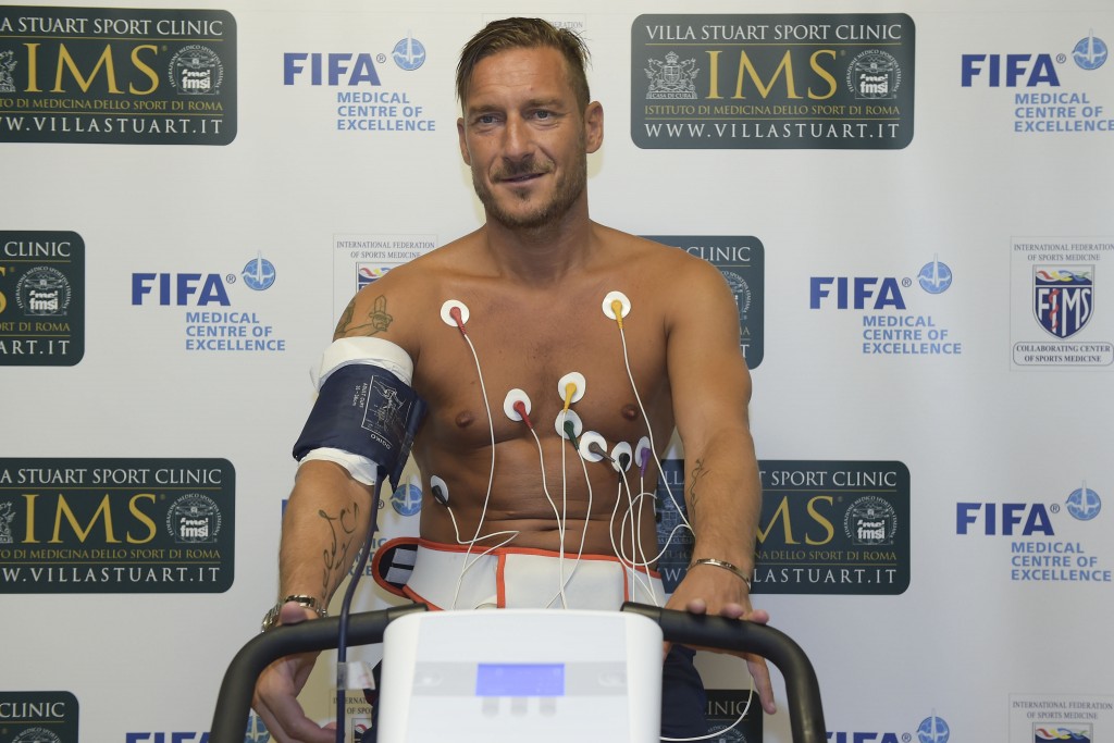 AS Roma Players Attend Medical Tests