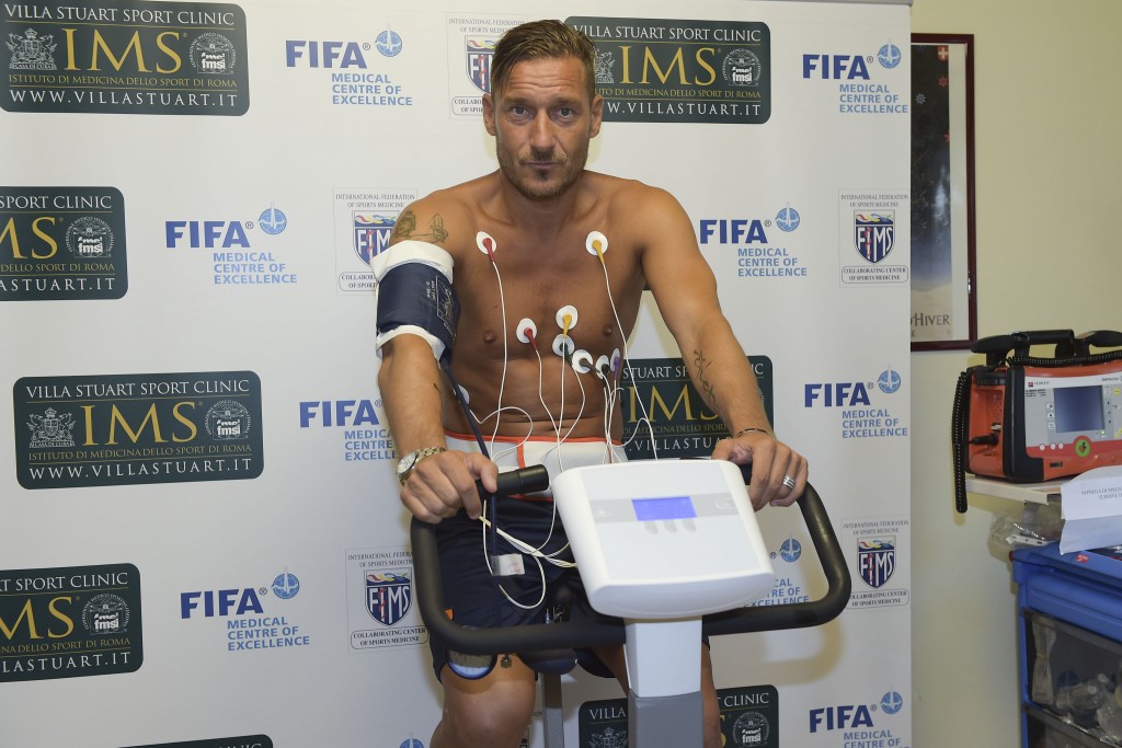 AS Roma Players Attend Medical Tests