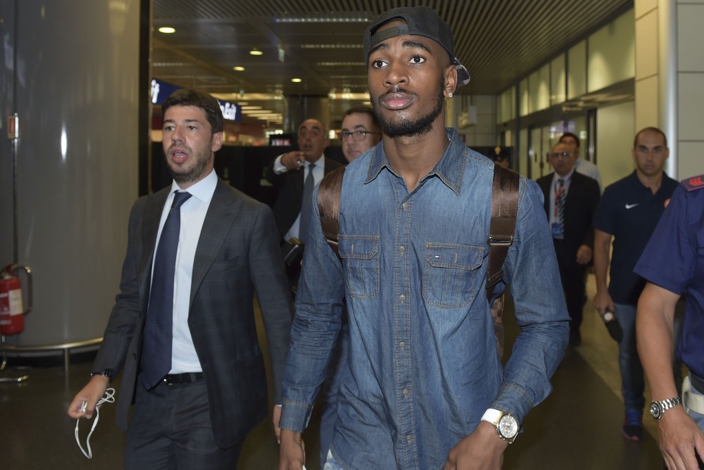 New AS Roma Signing Gerson Santos da Silva Arrives At Fiumicino Airport
