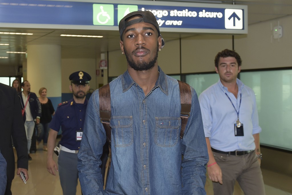 New AS Roma Signing Gerson Santos da Silva Arrives At Fiumicino Airport