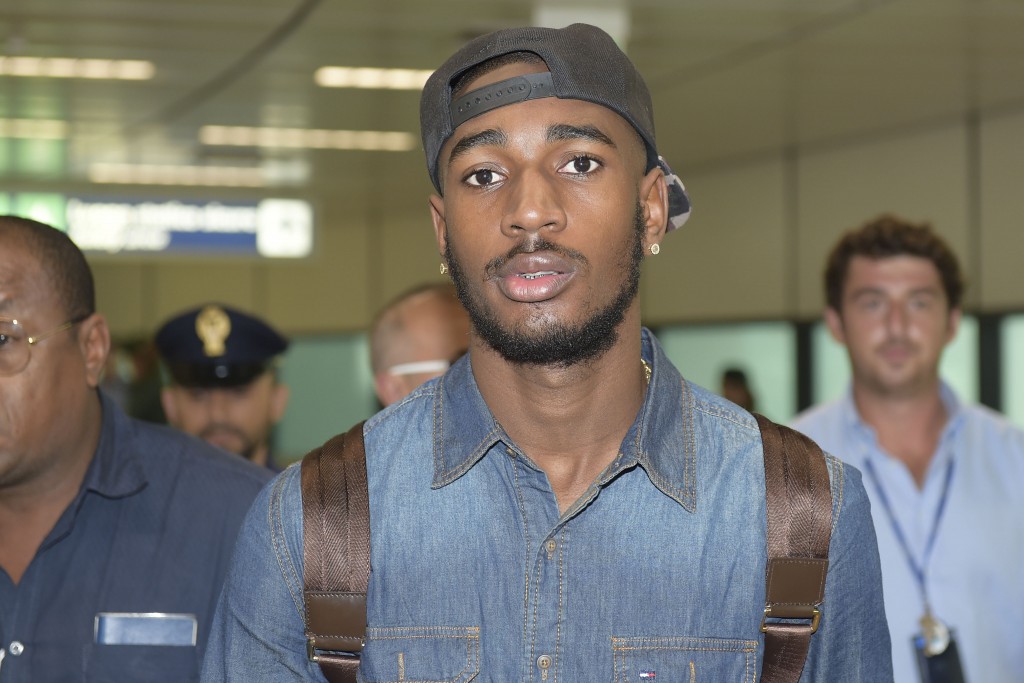 New AS Roma Signing Gerson Santos da Silva Arrives At Fiumicino Airport