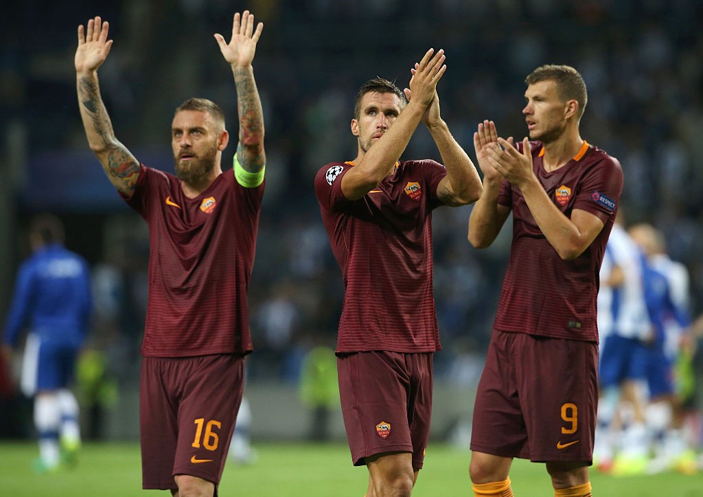 Porto_Roma dzeko strootman de rossi