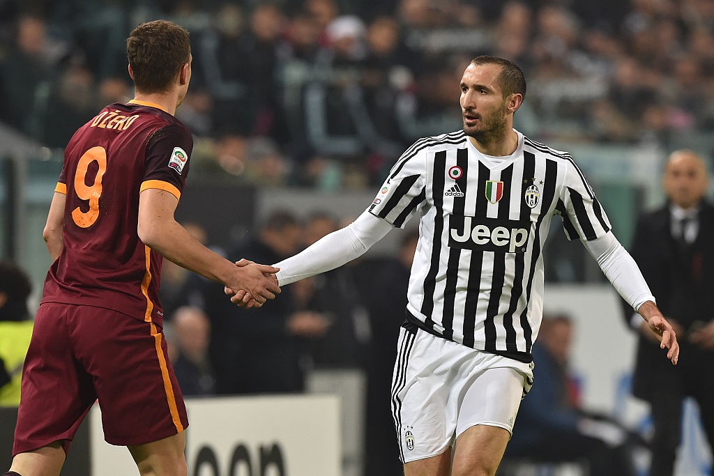 Chiellini Dzeko
