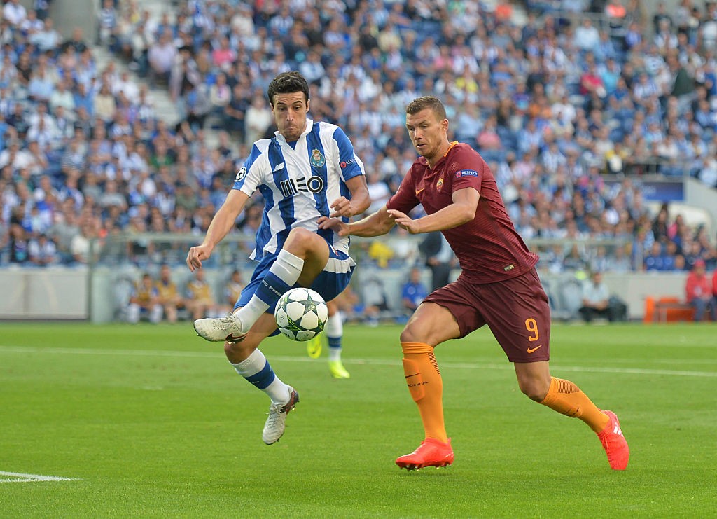 Porto_Roma Dzeko