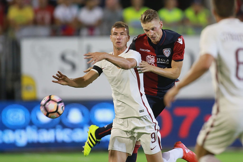 Cagliari Calcio v AS Roma dzeko salomon