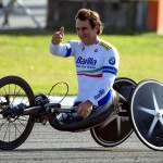SPORT: ALEX ZANARDI GIRO D'ONORE ALL'ULTIMA GARA DEL CAMPIONATO TEDESCO TURISMO