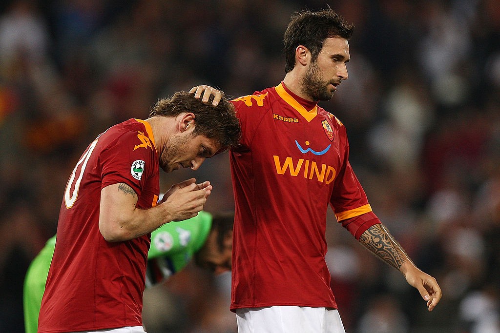 AS Roma v UC Sampdoria totti 2010