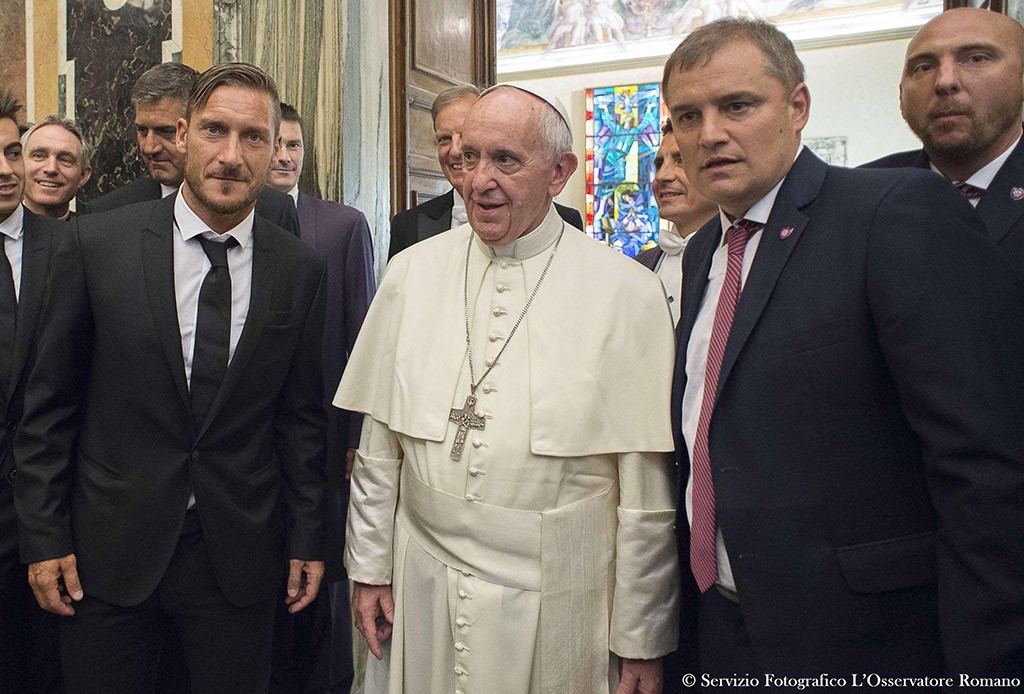Totti-papa francesco