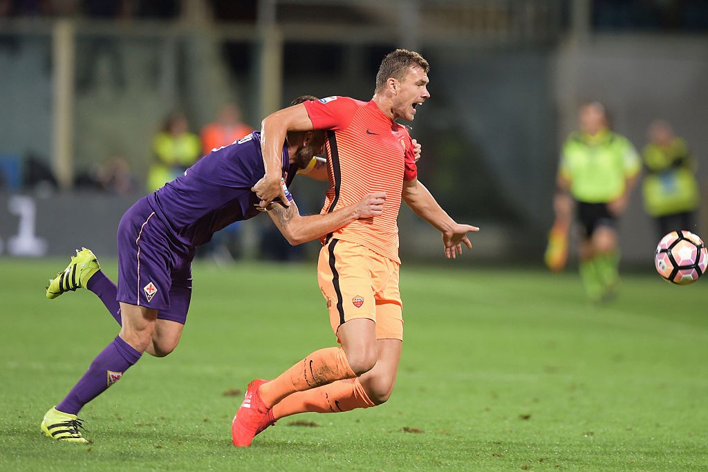 dzeko Fiorentina_Roma_18_09_2016