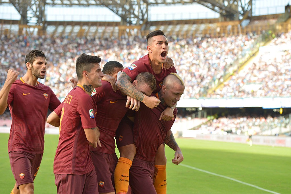 Napoli_Roma__dzeko_perotti_derossi_paredes_nainggolan