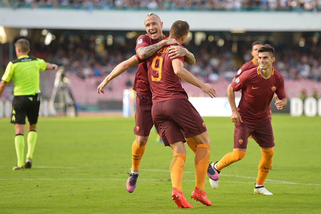 Napoli_Roma_dzeko_nainggolan