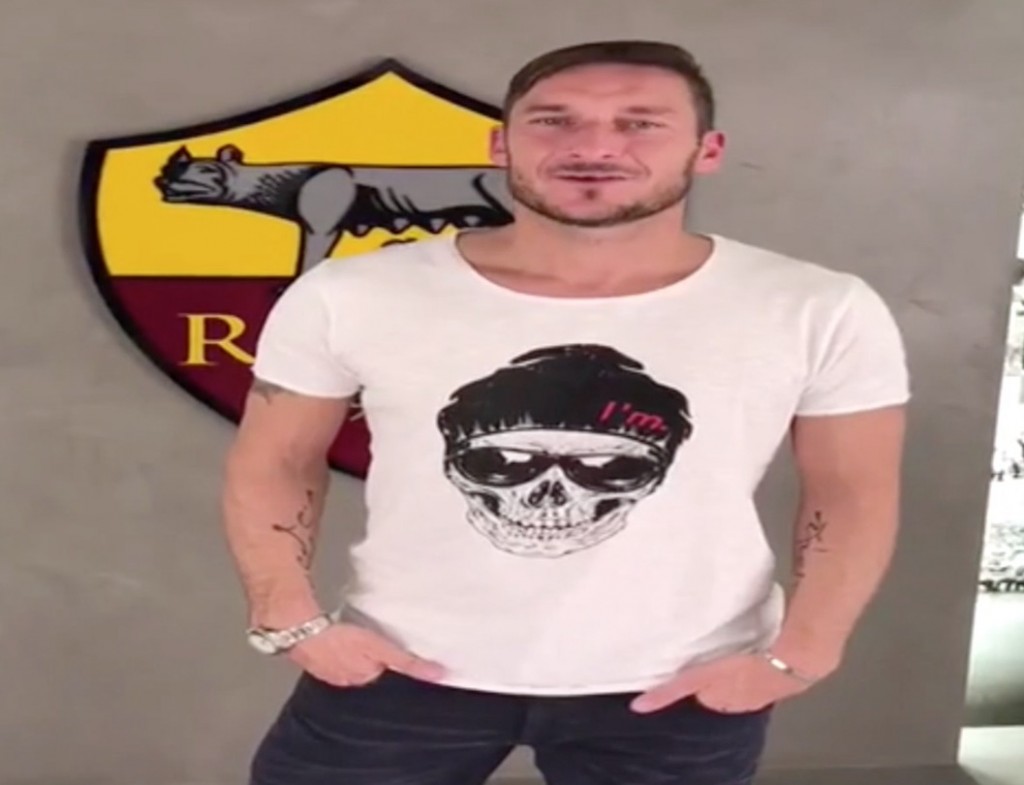 totti messaggio pieve torina