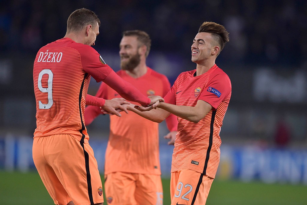 AustriaVienna_Roma_Dzeko_ElShaarawy