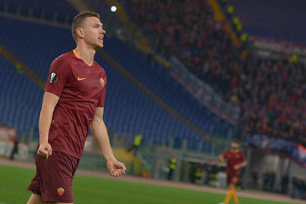 Roma_ViktoriaPlzen_dzeko