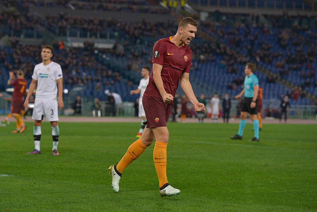 Roma_ViktoriaPlzen_dzeko