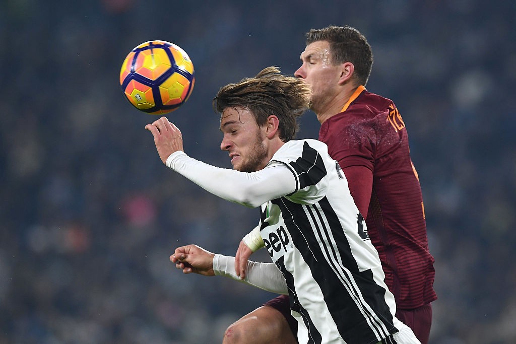 Juventus_Roma_dzeko_rugani