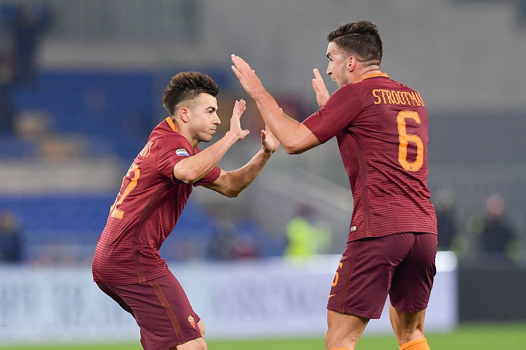 Roma_Chievo_elshaarawy_Strootman