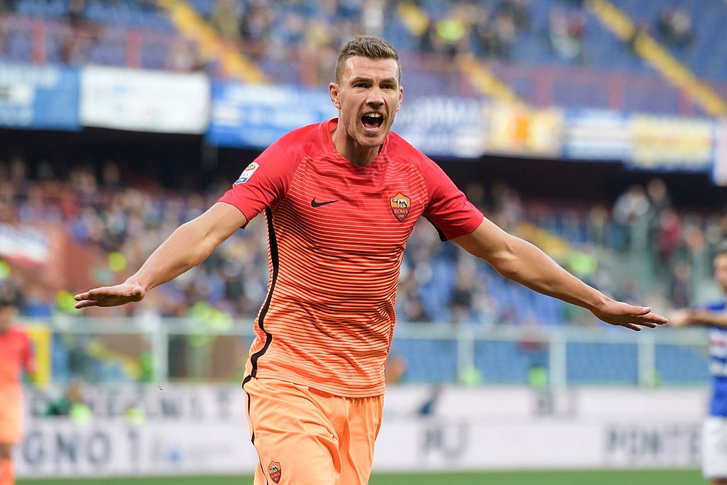 Sampdoria_Roma_dzeko