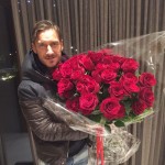 totti fiori rose maradona