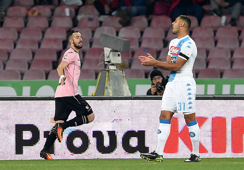 SSC Napoli v US Citta di Palermo - Serie A
