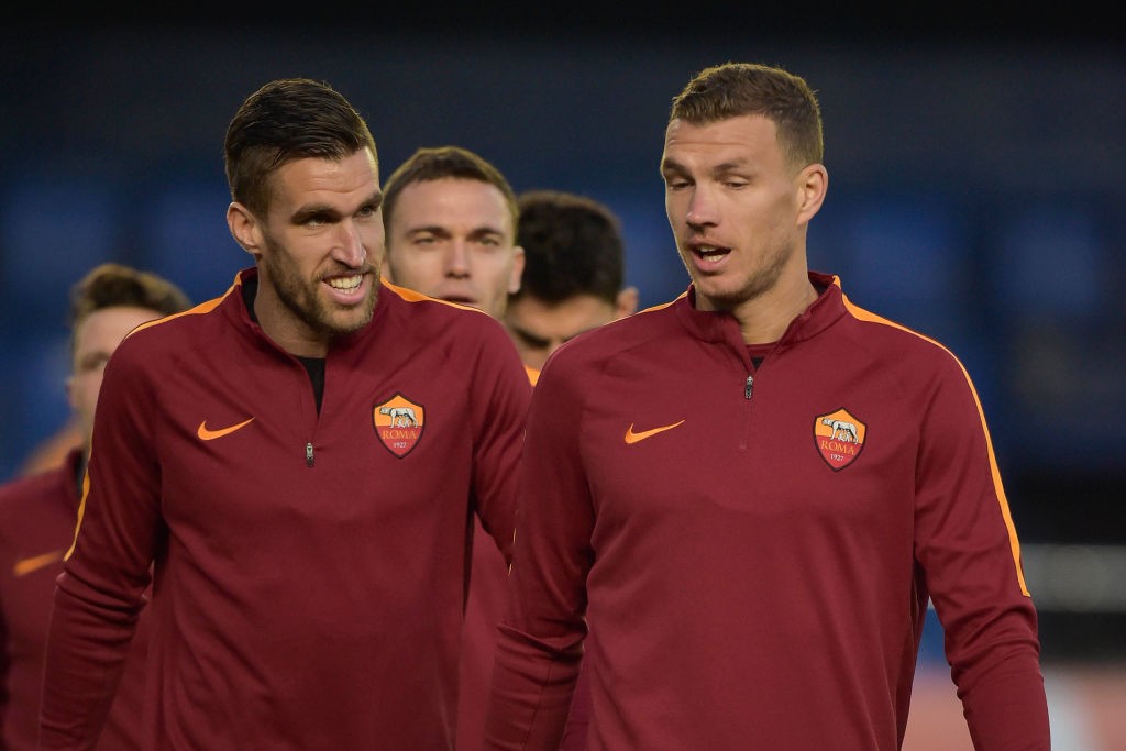 Villarreal_Roma_Rifinitura_Strootman_Dzeko