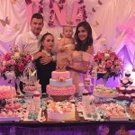 dzeko figlia compleanno moglie una