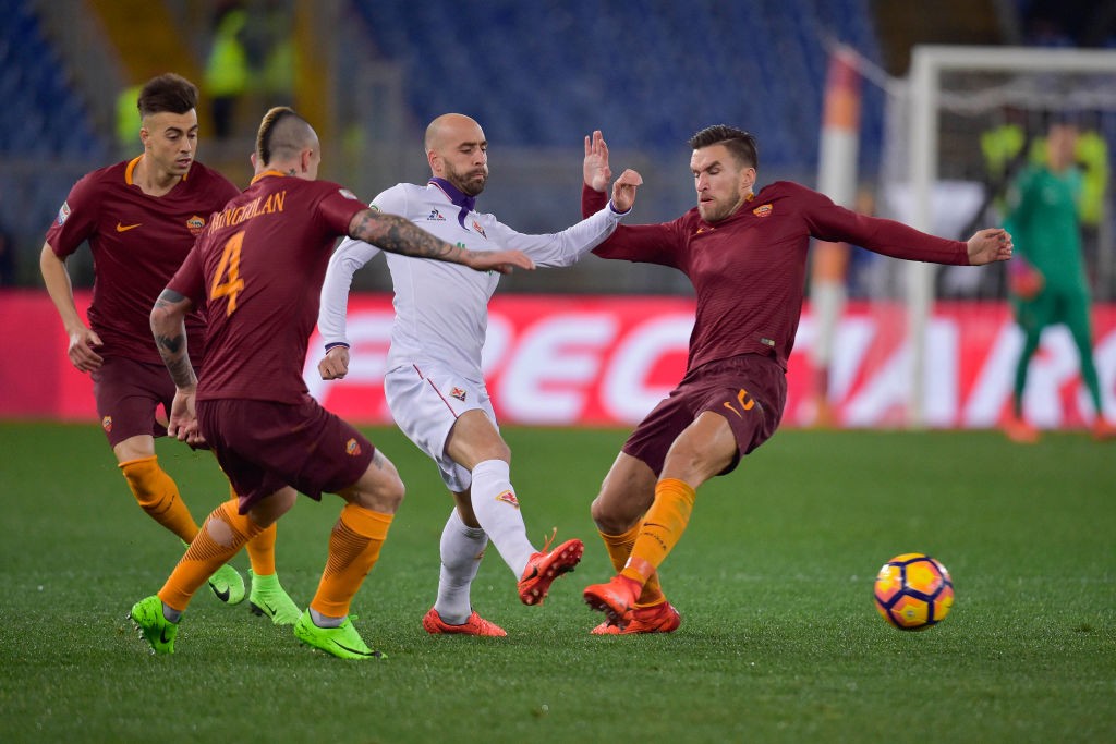 Roma_Fiorentina_strootman_Borja Valero