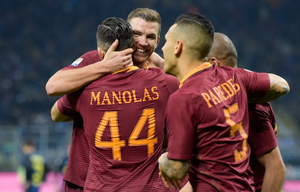 Inter_Roma_dzeko_Fazio